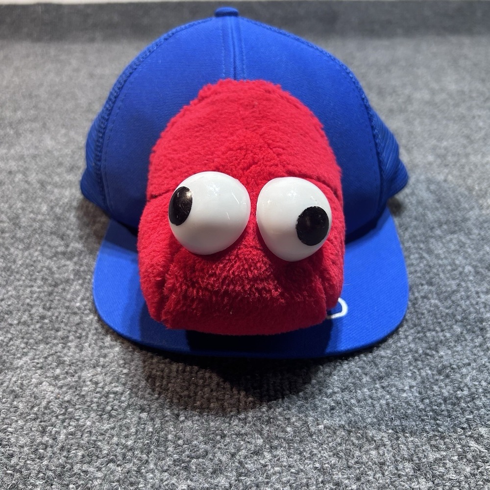 Vintage NERDS Candy Trucker Snapback Cap Hat Mesh Plush Eyeballs Sunmark